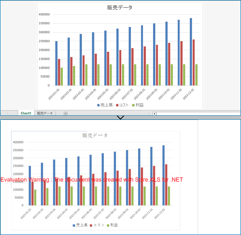 C#：Excel ファイルを SVG 形式に変換する方法