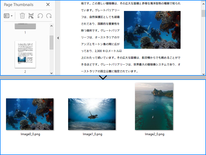 C#：PDF ドキュメントから画像を抽出する方法