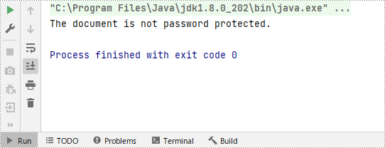 Java PDF ドキュメントがパスワードで保護されているかどうかを検出する方法