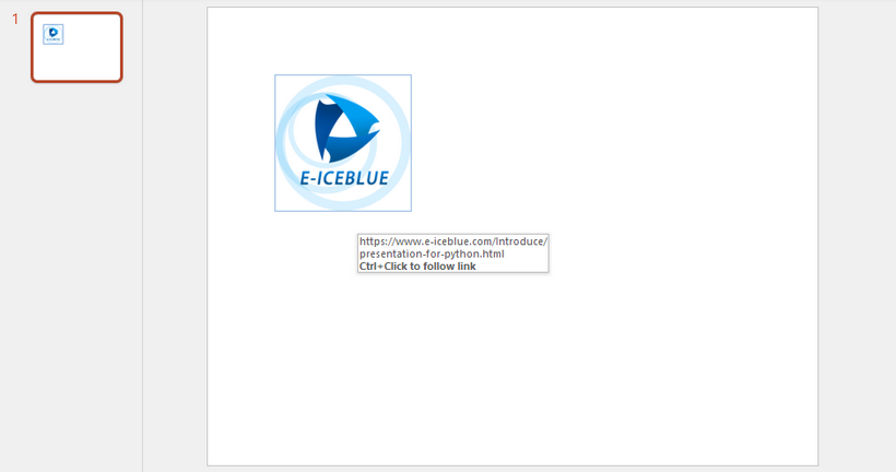 Add Hyperlink to Image in PowerPoint