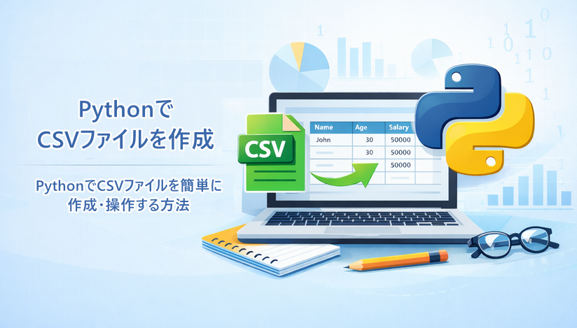 Python で CSV ファイルを作成するガイド