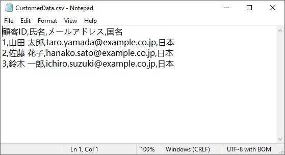 辞書のリストを CSV に変換