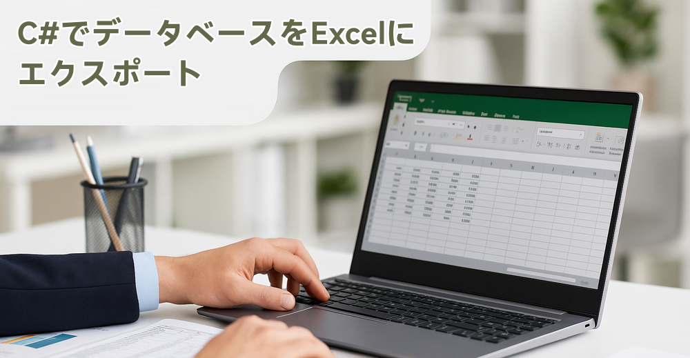 C#でデータベースからExcelにエクスポートする例