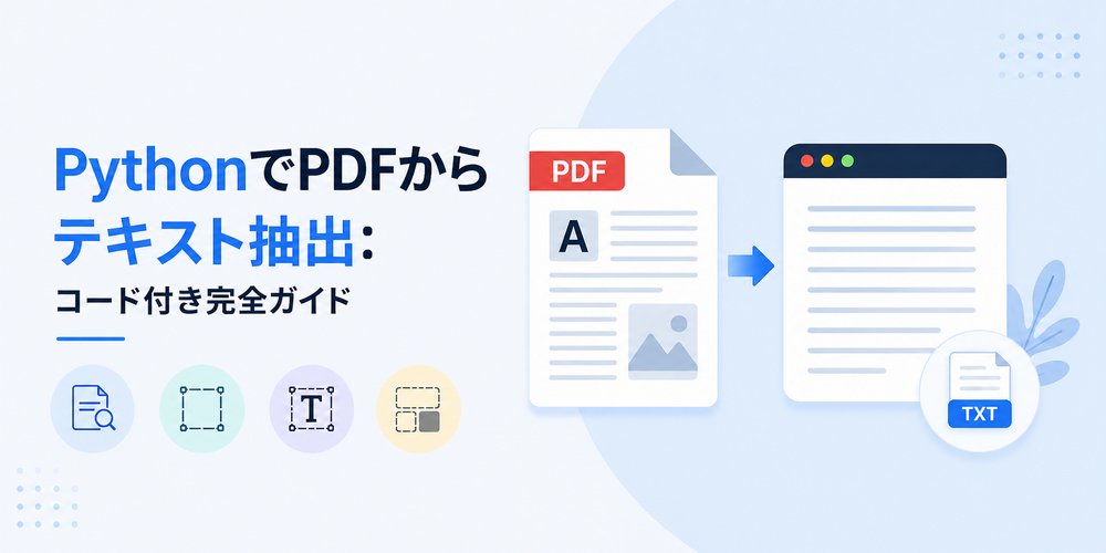 Python を使用した PDF テキスト抽出のチュートリアル