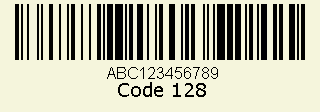 Spire.Barcode を使用して生成したPythonのCode 128バーコード